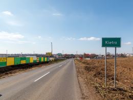 Trwają prace na DW 416 w Kietrzu