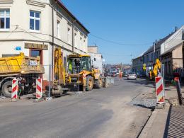 Trwają prace na DW 416 w Kietrzu