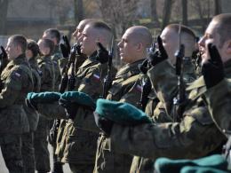 72 elewów służby przygotowawczej wypowiedziało przysięgę wojskową