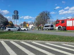 Zderzenie pojazdów na skrzyżowaniu w Opolu