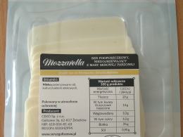 Mozzarella w plastrach do wyrzucenia. GIS wydał ostrzeżenie