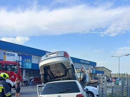 Nietypowy wypadek w Zdzieszowicach. Jedna osoba trafiła do szpitala