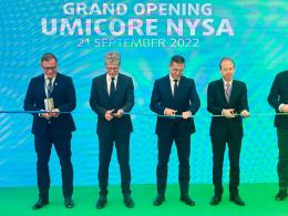 UMICORE oficjalnie otworzył swoją Gigafabrykę materiałów katodowych w Nysie