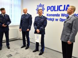 Mł. insp. Maciej Milewski po 30 latach pożegnał się z mundurem