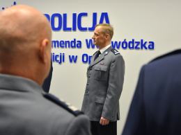 Mł. insp. Maciej Milewski po 30 latach pożegnał się z mundurem
