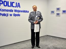 Mł. insp. Maciej Milewski po 30 latach pożegnał się z mundurem