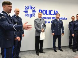 Mł. insp. Maciej Milewski po 30 latach pożegnał się z mundurem