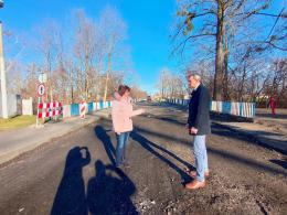 Most w Ozimku w przebudowie