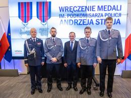 Opolscy policjanci wyróżnieni medalami im. podkomisarza Andrzeja Struja