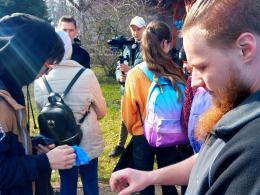 Policjanci przyłączyli się do sprzątania Turawy w ,,Światowy Dzień Wody"