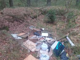 Wyrzucili meble i śmieci do lasu. Dokumenty i dane zostały w szufladach