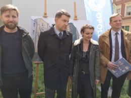 Mural Zbigniewa Wodeckiego na pl. św. Sebastiana. Przedstawiono projekt i zwycięzcę
