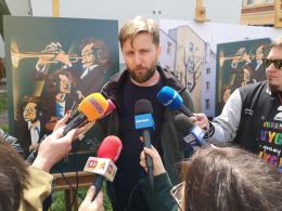 Mural Zbigniewa Wodeckiego na pl. św. Sebastiana. Przedstawiono projekt i zwycięzcę