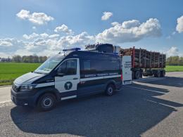 Przewoził ponad 48 ton ładunku. Wpadł podczas kontroli