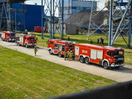 Ponad 70 strażaków ćwiczyło w Elektrowni Opole