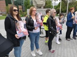 Mieszkańcy Opola protestowali przeciwko przemocy wobec dzieci