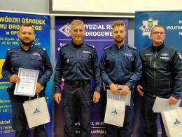 (Największą liczbę punktów zdobył mł. asp. Rafał Janik z Komendy Powiatowej Policji w Strzelcach Opolskich)