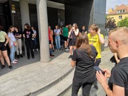 Studenci pokazali kondycję na "Niechcic Tower Run". 11 pięter poniżej minuty!