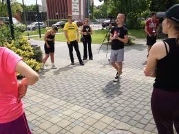 Studenci pokazali kondycję na "Niechcic Tower Run". 11 pięter poniżej minuty!