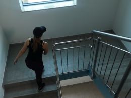 Studenci pokazali kondycję na "Niechcic Tower Run". 11 pięter poniżej minuty!