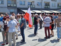 W proteście przeciwko polityce rządu wzięło udział kilkaset osób