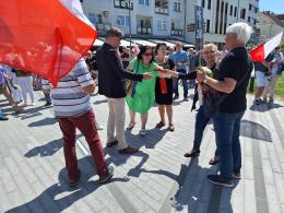 W proteście przeciwko polityce rządu wzięło udział kilkaset osób