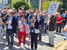 W proteście przeciwko polityce rządu wzięło udział kilkaset osób