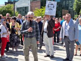 W proteście przeciwko polityce rządu wzięło udział kilkaset osób