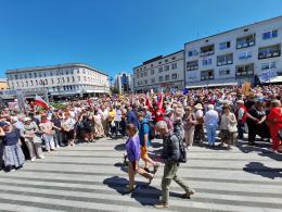 W proteście przeciwko polityce rządu wzięło udział kilkaset osób