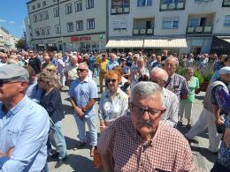 W proteście przeciwko polityce rządu wzięło udział kilkaset osób