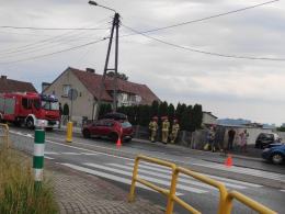 Wypadek na wysokości Nakła. Jedna osoba jest poszkodowana