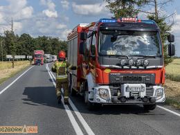 Wypadek na trasie Namysłów - Kluczbork. Lądował śmigłowiec LPR