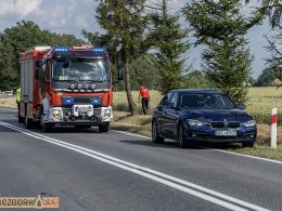 Wypadek na trasie Namysłów - Kluczbork. Lądował śmigłowiec LPR