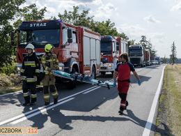 Wypadek na trasie Namysłów - Kluczbork. Lądował śmigłowiec LPR