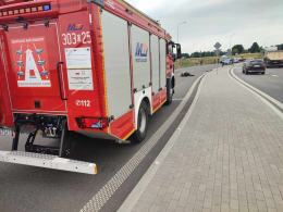 Wypadek motocyklisty na obwodnicy Niemodlina