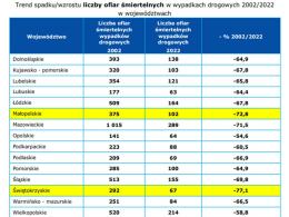 Na polskich drogach jest coraz bezpieczniej (RAPORT)
