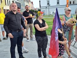 Joanna nigdy nie będzie szła sama - protest w obronie praw kobiet