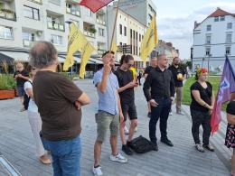 Joanna nigdy nie będzie szła sama - protest w obronie praw kobiet