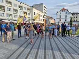 Joanna nigdy nie będzie szła sama - protest w obronie praw kobiet