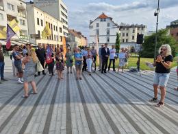Joanna nigdy nie będzie szła sama - protest w obronie praw kobiet