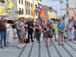 Joanna nigdy nie będzie szła sama - protest w obronie praw kobiet