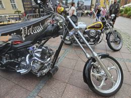 Opole Harley Day na opolskim rynku