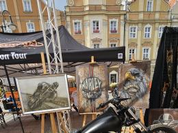Opole Harley Day na opolskim rynku
