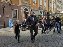 Opole Harley Day na opolskim rynku