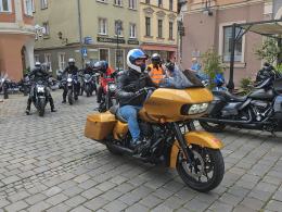 Opole Harley Day na opolskim rynku
