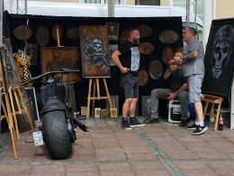 Opole Harley Day na opolskim rynku