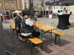 Opole Harley Day na opolskim rynku
