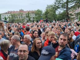 Przerwano dekorację Tour de Pologne. Opole na minutę zamarło