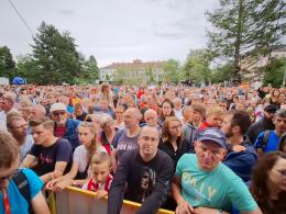 Przerwano dekorację Tour de Pologne. Opole na minutę zamarło