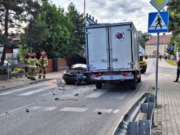 Zderzenie pojazdów na Alei Przyjaźni w Opolu